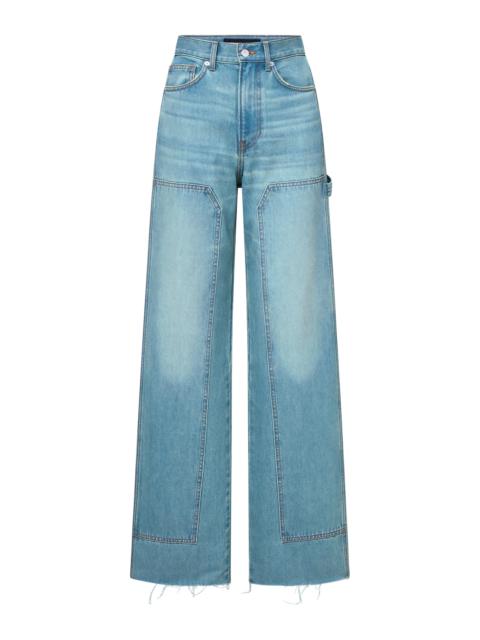 VERONICA BEARD TAYLOR WIDE-LEG CHAPS JEAN