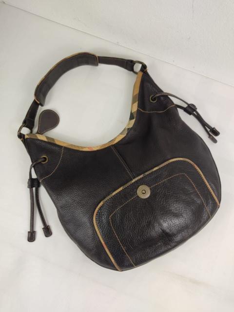 Burberry Burberry Hobo Leather Handbag
