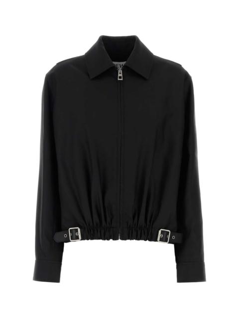 Loewe Loewe Women Black Wool Blend Jacket