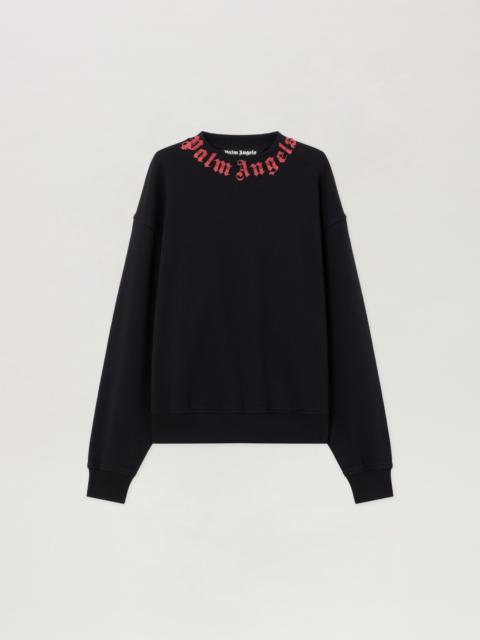Palm Angels Neck Logo Sweatshirt