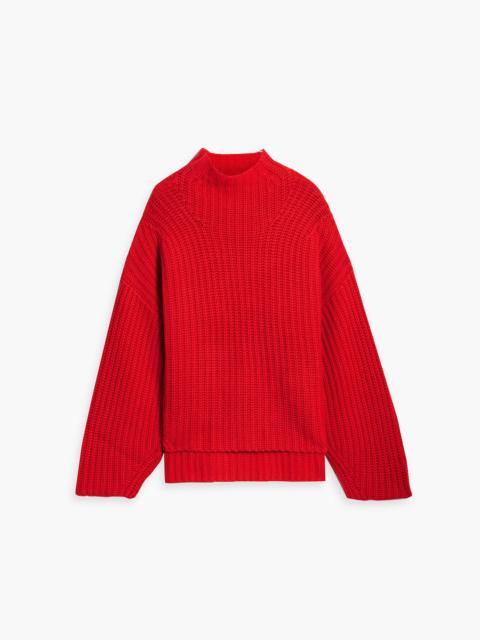 Loulou de Saison Bera oversized ribbed cashmere turtleneck sweater