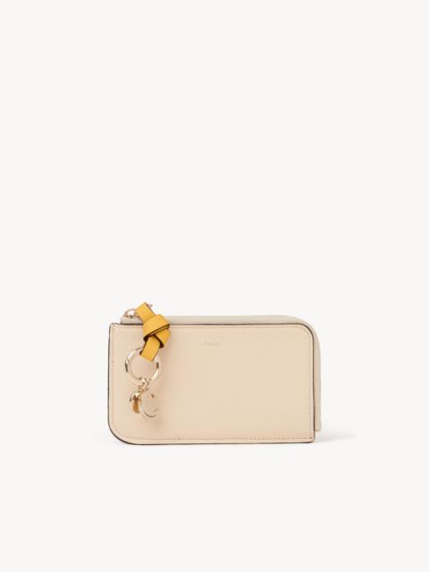 Chloé ALPHABET PURSE IN GRAINED LEATHER