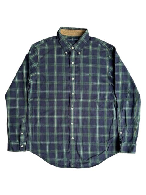 Polo Ralph Lauren VERY RARE VINTAGE SHIRT POLO RALPH LAUREN CHECKER PLAID