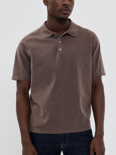 FRAME Washed Light Pique Polo
