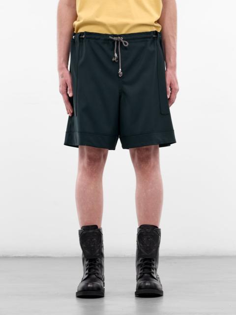 Kiko Kostadinov Kyan Scarab Drawstring Wool Short