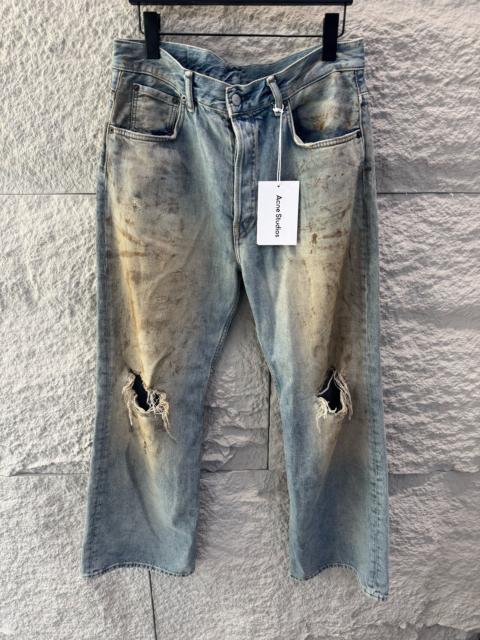 Acne Studios Acne denim blue dirty 2021M jeans