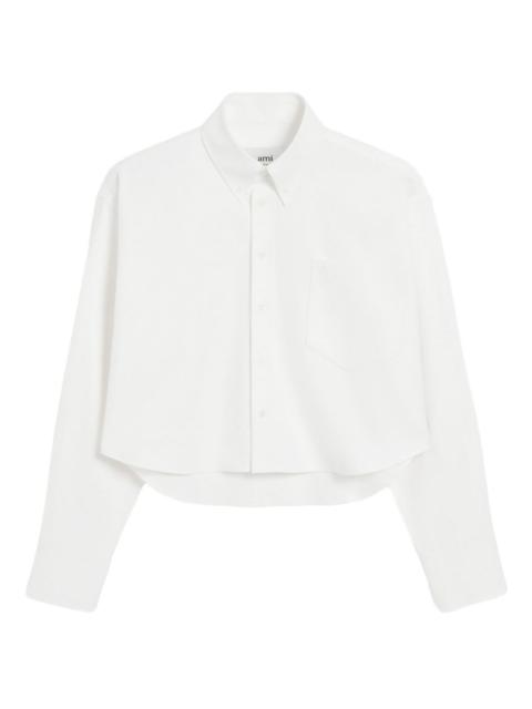 AMI Paris Ami Paris Women Cotton Cropped Shirt