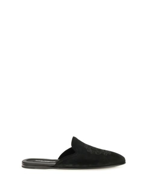 Dolce & Gabbana Dolce & Gabbana Men Calfskin Leather Mules
