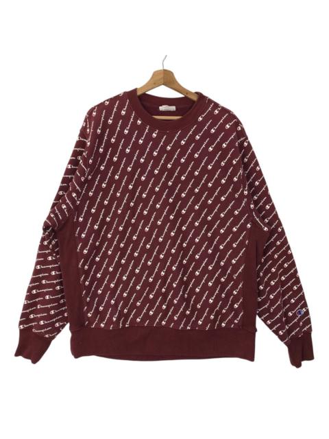 Champion CHAMPION Rare Monogram Spellout Design Sweatshirt