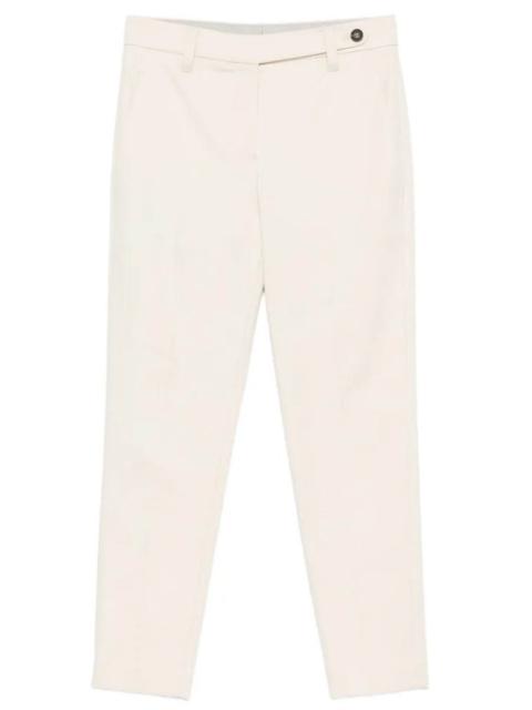Brunello Cucinelli Brunello Cucinelli Women Tapered Leg Cotton Trousers