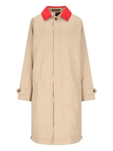 X FRAGMENT DESIGN COTTON TRENCH COAT