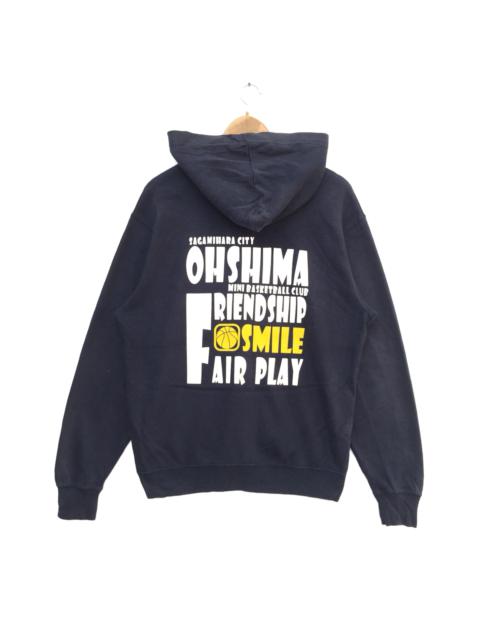 Other Designers Vintage - Vintage 90s Ohshima Mini Basketball Club Big Logo Hoodie