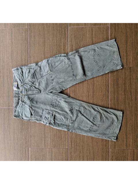 Other Designers Vintage - Dirty! Denim Duncaree Cargo Tactical Trousers Pants