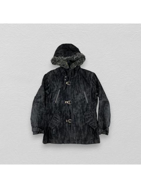 Other Designers If Six Was Nine - Waxed Fur Rider in the attic Bondage Jacket - J381