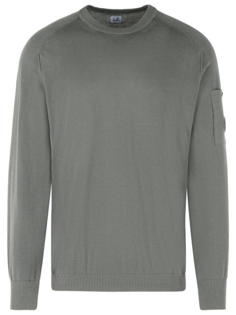 C.P. Company C.P. Company Gray Cotton Crew Neck Sweater