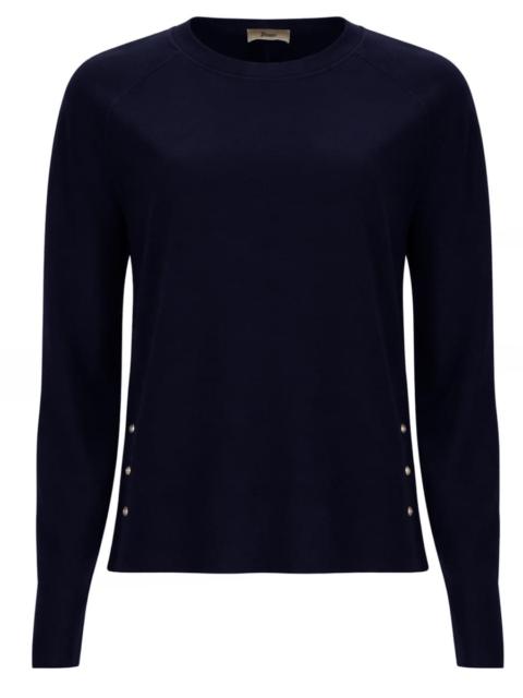 Herno Herno Women Maglia Con Bottoni Laterali