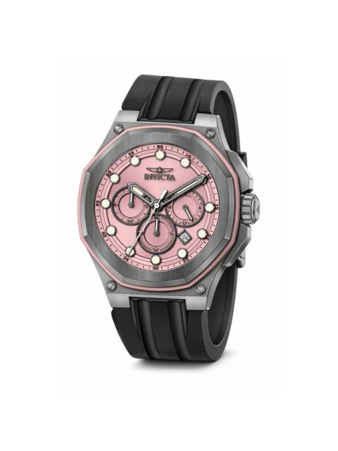 Other Designers Invicta Akula Chronograph GMT Quartz Pink Dial Men's Watch 49141