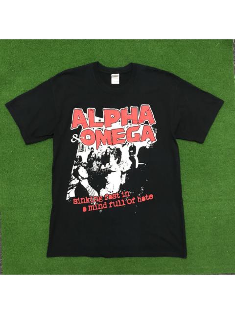 Other Designers Vintage Alpha And Omega Hardcore Band Shirt