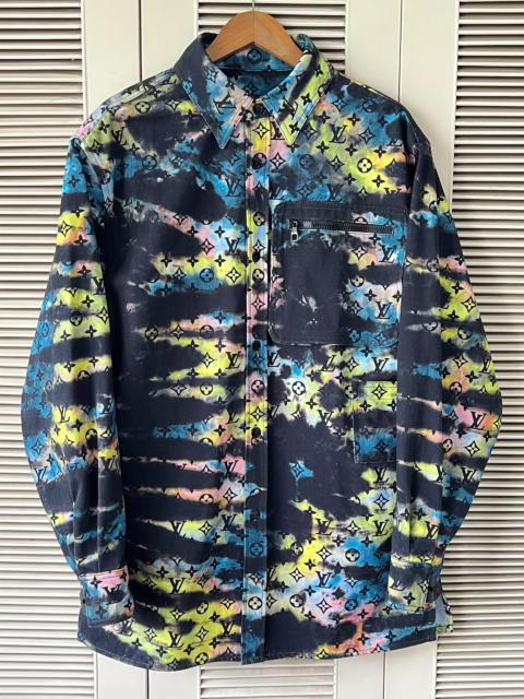 Louis Vuitton Louis Vuitton Iridescent Laser Monogram Denim Shirt