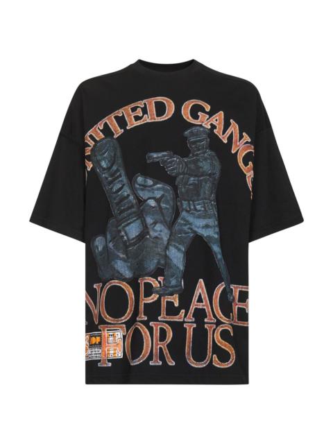 PDF Black cotton The Boy White Flake T-shirt