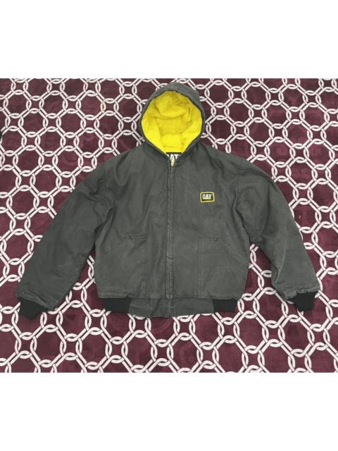 Other Designers Vintage Caterpillar Faded Hoodie Jacket