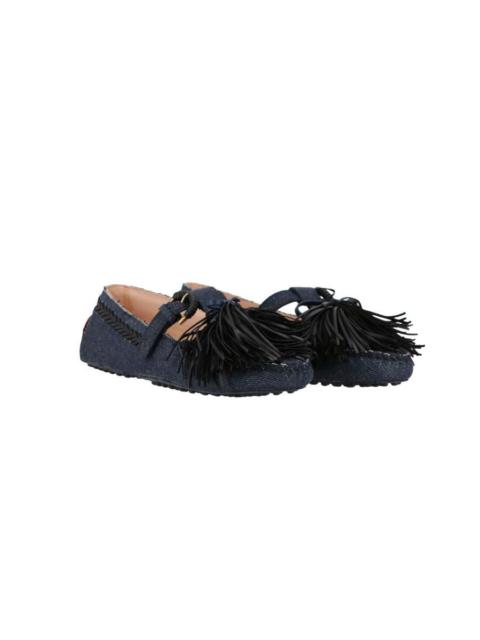 Tod's Tods Womens Dark Blue Loafer, Size 7