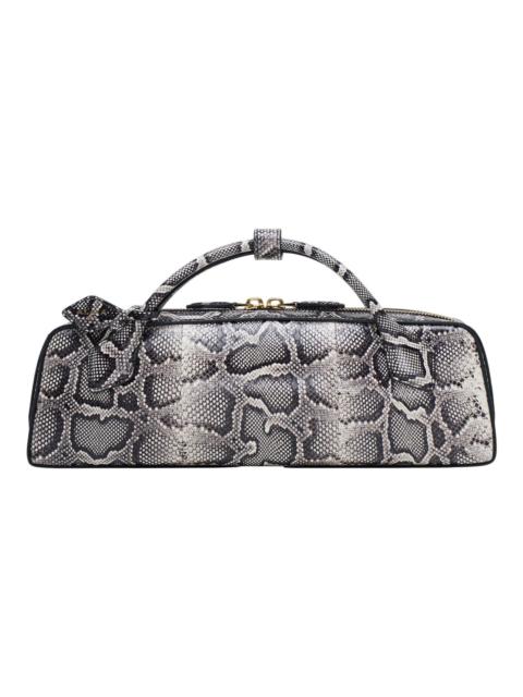 Alaïa Teckel Clutch Ayers Snakeskin