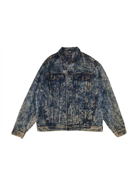 Other Designers Japanese Brand - Acid Wash Style Rue Du New Orleans Denim Jacket