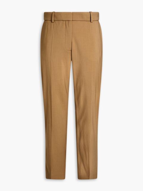 JOSEPH Coleman cropped wool-blend twill slim-leg pants