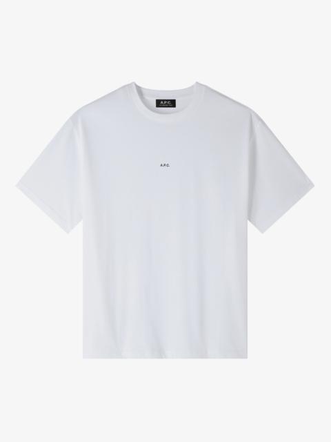 A.P.C. BOXY MICRO LOGO T-SHIRT