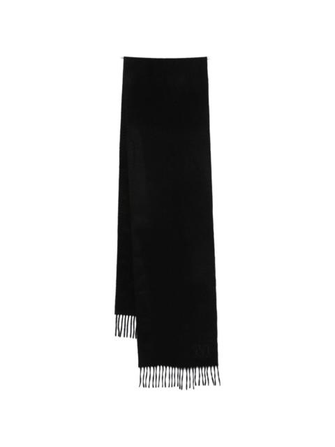 Max Mara Camel stole with Monogram embroidery