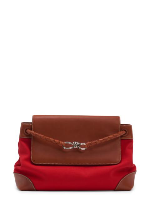 Bottega Veneta Bottega Veneta Andiamo Mixed Media Messenger Bag in 6544 Sca/Li W-Na/Li W-V.s at Nordstrom