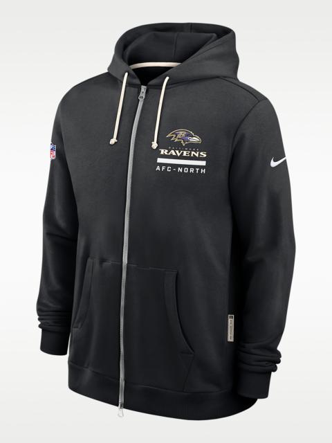 Nike Baltimore Ravens Utility Player Sideline Men's Nike Dri-FIT NFL Full-Zip Hoodie