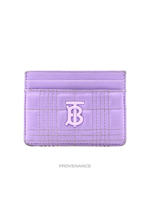 Burberry Burberry Card Holder Wallet - Lavender TB Monogram Check