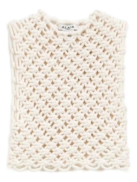 Alaïa knitted tank top