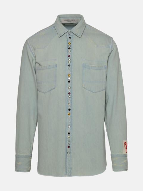 Golden Goose LIGHT BLUE DENIM SHIRT