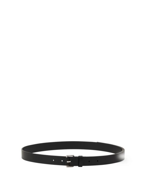 Lanvin Lanvin Compagnon Leather Belt in Black at Nordstrom
