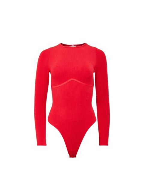 Fleur du Mal Hourglass Rib Long Sleeve Bodysuit