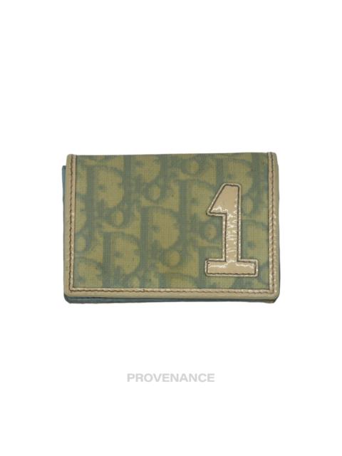 Dior Compact Wallet - Powder Blue 1 Oblique Trotter