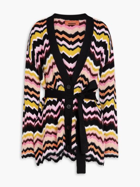 Missoni Brushed crochet-knit cardigan