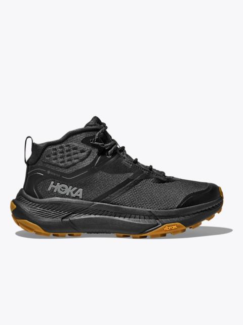 HOKA Women's Transport Hike GTX Shoes in Black/Black