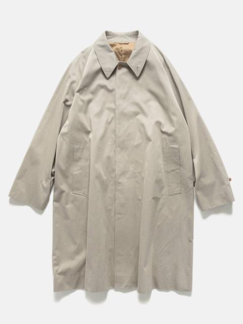 KAPTAIN SUNSHINE Cotton Covert Gabardine Walker Coat Taupe