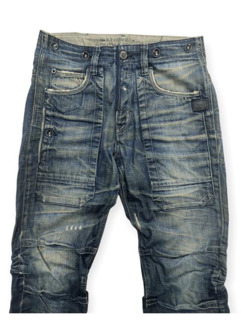 Other Designers G-Star - G Star Raw Y2K Rusty Distressed Denim