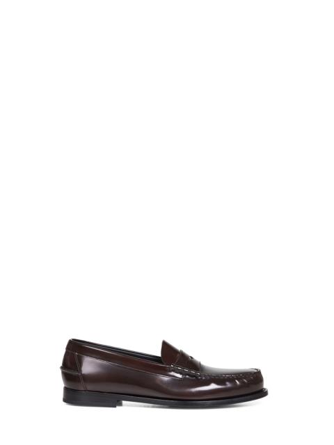 Church's Burnt polished fumè leather Rowley loafers