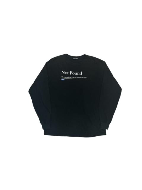 UNDERCOVER Undercover Not Found T shirt Long sleeve