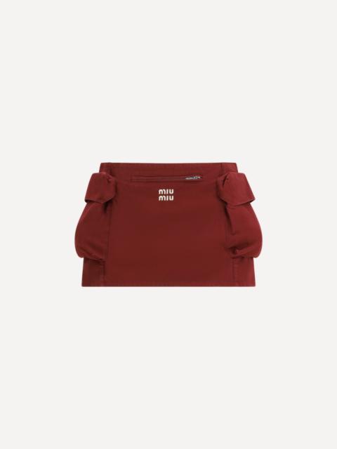 Miu Miu Cotton mini Skirt