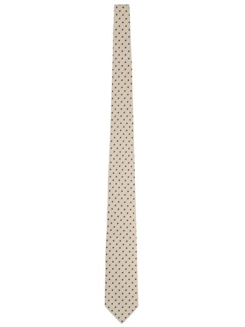 TOM FORD PRINTED SILK TIE