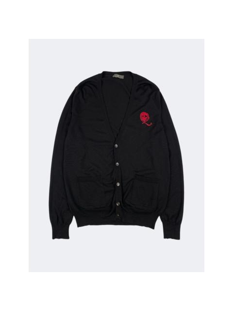 Alexander McQueen Skull Chest Logo Cardigan