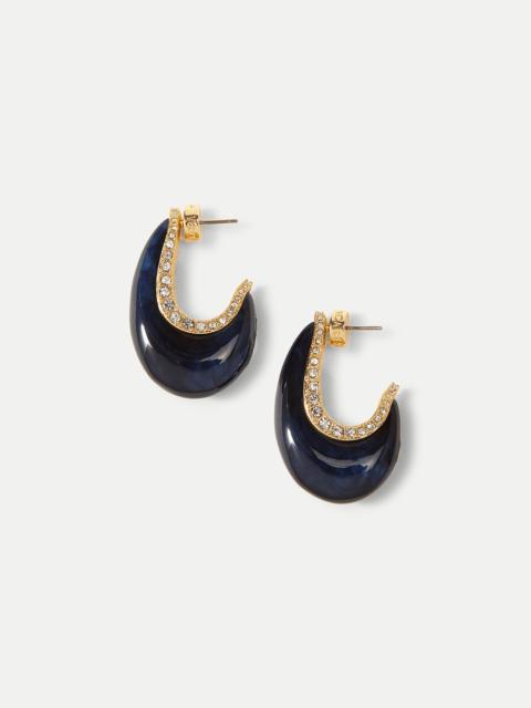 VERONICA BEARD RESIN J-HOOP EARRING