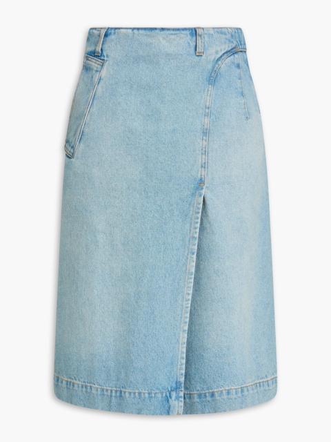 Victoria Beckham Faded denim skirt